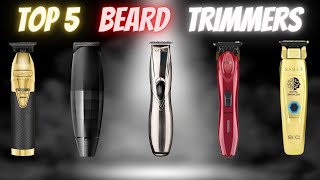 TOP 5 Beard Trimmers 2023 [upl. by Sivlek581]