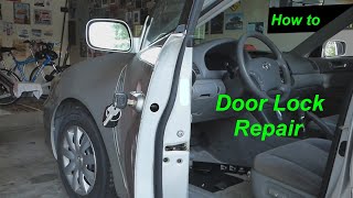 How to Repair a Car Door Lock that Will Not Work with a Key [upl. by Parik]