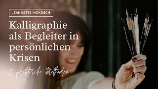 Anleitung Therapeutisches Schreiben 3 praktische Kalligraphieübungen amp Methoden [upl. by Etnovert882]