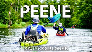 Peene  120 Kilometer von Dahmen bis Kamp mit Prijon Seatron GT Millenium Seayak Touryak [upl. by Enived]