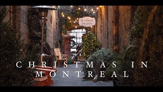 Winter in Montreal 4k [upl. by Arbed132]