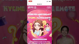 Free emote from tiktok mlbb mlbbcelebrate8 [upl. by Adnilev501]