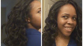 Maintain Straight Flat Ironed Natural Hair  Bantu Knot Out [upl. by Ylebmik]