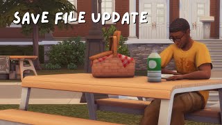 one last update before releasing my sims 4 save file [upl. by Nidia572]