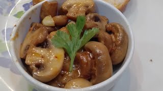 GARLIC MUSHROOM RECIPE food [upl. by Nnywg37]