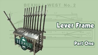 S2 E15 Bexhill West Model Railway Signal Box Lever Frame Part One [upl. by Ingeborg826]