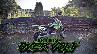 project OVER VOLT  Razor SX350 36V 800W For Adults  Standard 24V 250W Motor Burn Out Ride [upl. by Soluk]