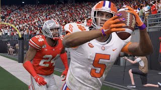 College Football 1228 Ohio State vs Clemson Full Game Highlights  2019 Fiesta Bowl Madden [upl. by Osnola]