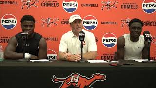 Campbell Football  Delaware State PostGame Press Conference [upl. by Vitus]