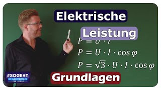 Formeln für die elektrische Leistung bei Gleich Wechsel und Dreiphasenwechselspannung [upl. by Denman]