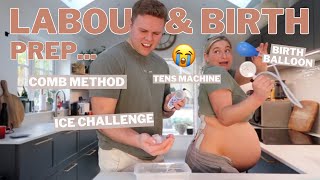 WHAT WE’RE DOING TO PREPARE FOR LABOUR amp BIRTH  James and Carys [upl. by Lentha296]