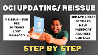 How and when to Reissue and Updating OCI Card step by Step [upl. by Anilecram]