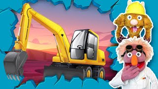 THE EXCAVATOR SONG • Big Excavators for Kids [upl. by Sudderth]