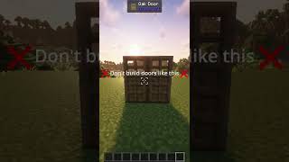 Wireless Minecraft Doors shorts [upl. by Lattie]