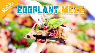 Refikas Eggplant  Aubergine Recipe with Pomegranate and Yoghurt [upl. by Vernen]