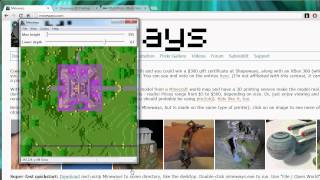 Mineways November 2012 Introductory 3D Printing Tutorial [upl. by Aicilanna320]