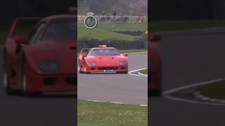 The greatest safety car duo in history gwoverdrive goodwood 82MM FerrariF40 [upl. by Bernetta112]