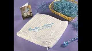 Personalised Christening Shawls [upl. by Tomkin]