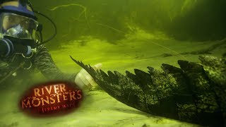 Up Close and Personal With a Crocodile  CROCODILE  River Monsters [upl. by Yebot]