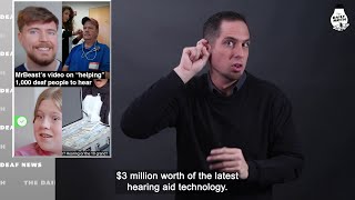 MrBeast’s video on “helping” 1000 deaf people to hear [upl. by Hephzipa28]