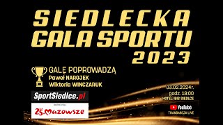 LIVE Siedlecka Gala Sportu 2023 [upl. by Nugesulo713]