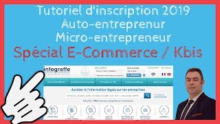 🔴 INSCRIPTION MICRO ENTREPRENEUR AUTO ENTREPRENEUR 2021 kBIS coche la case micro social simplifié [upl. by Lauretta]