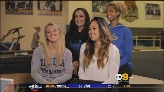 Kristine Leahy Talks With Olympians Turned UCLA Gymnasts [upl. by Marnia560]