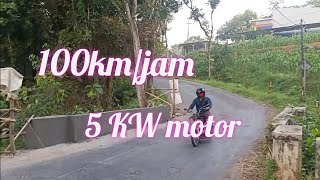 Review sepeda listrik setara sepeda motor 100kmh [upl. by Halima]