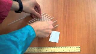 Straw Pan Pipes a fun athome science experiment [upl. by Arbuckle]