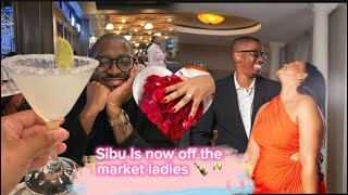 Congratulations Sibu Mpanza Proposes to the love of his life Yollie 🥺🥂🍾 [upl. by Renado]