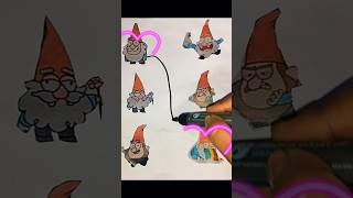 Gravity Falls Gname line connect puzzle game shortsytshort art gravityfalls viralvideo fypシ゚ 😘 [upl. by Leona153]