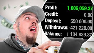 How I Made 1000000 Trading Forex LIVE [upl. by Ahsinac]