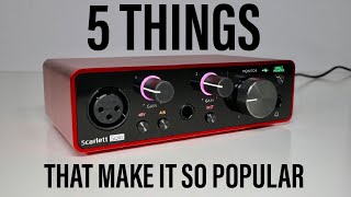 Scarlett Solo 3rd Gen  5 Things That Make It So Popular  Review [upl. by Terri]