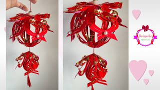 How to make Chinese New Year Lantern 11  Cara membuat lampion imlek versi terbaru  制作新春灯笼 [upl. by Llednahc]