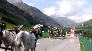 Kreuzung zweier Postkutschen in Andermatt [upl. by Carlyle]