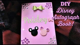 DIY DISNEY AUTOGRAPH BOOK [upl. by Tepper]