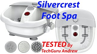 Silvercrest Foot Spa [upl. by Aikit]