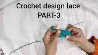 Crochet design lace part 3 [upl. by Tichonn]