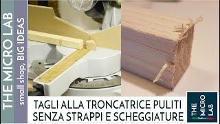 Tagli alla Troncatrice Puliti Senza Strappi e Scheggiature [upl. by Nonnerb]