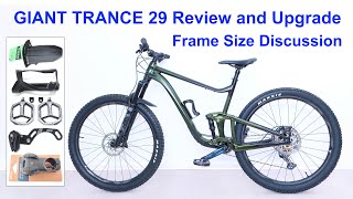 GIANT TRANCE 29 2024 Bike Review and Upgrade Frame Size Discussion [upl. by Harold263]