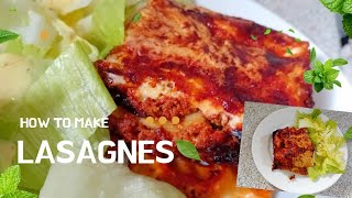 Comment faire des LASAGNES maison [upl. by Acnoib]