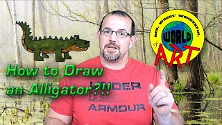 How to Draw an Alligator [upl. by Fusuy]