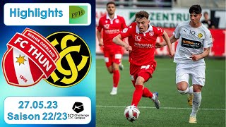 Highlights FC Thun vs FC Schaffhausen 27052023 [upl. by Essirahc]