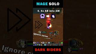 Solo DARK RIDERS as mage easily [upl. by Michaela]