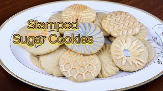 Stamped Sugar Cookies [upl. by Itoyj]