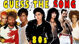 Guess The Song 80s 🎶 Music Quiz  The Sing Along Song 80s  100 Songs [upl. by Petulah811]