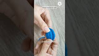 🌹Crochet Rose Keychain Free pattern Tutorial on YouTube shorts crochet [upl. by Los]