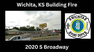 Wichita KS Building Fire Fireground Audio 91224 [upl. by Onirotciv]