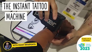 Meet the Prinker Instant Tattoo Machine  NonObvious at ces2023 [upl. by Otter581]