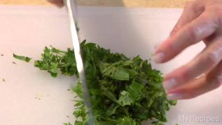 How To Mince Parsley [upl. by Tarrance]